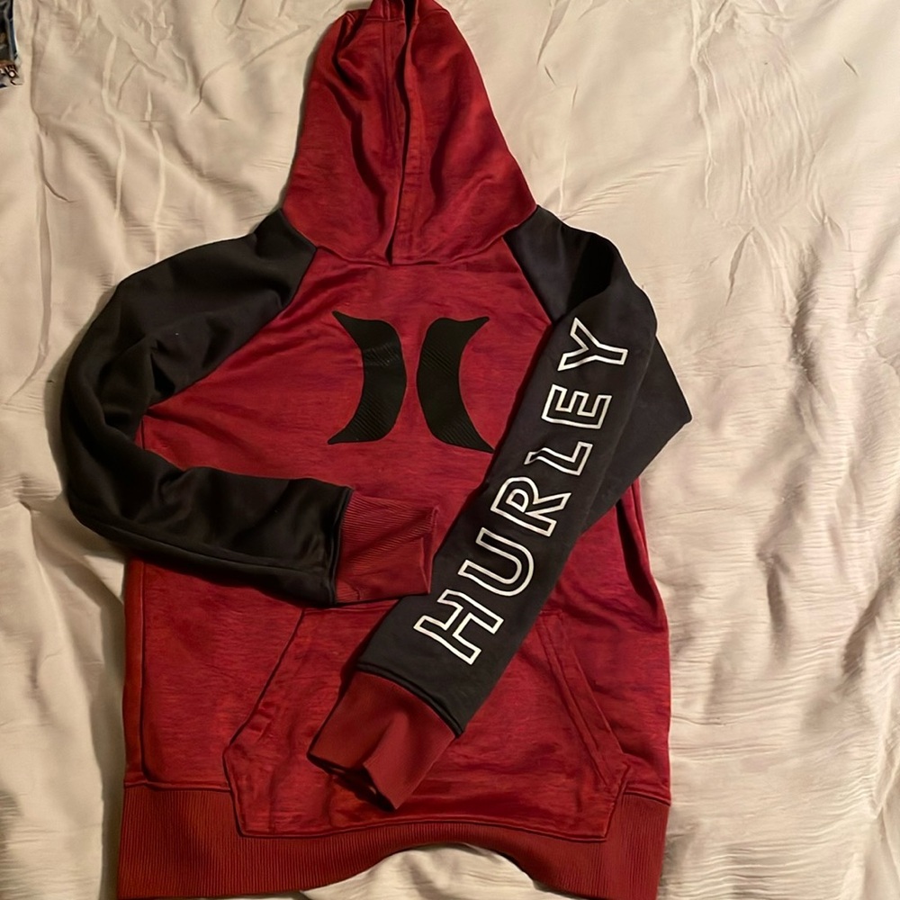 Hurley hoodie size medium youth